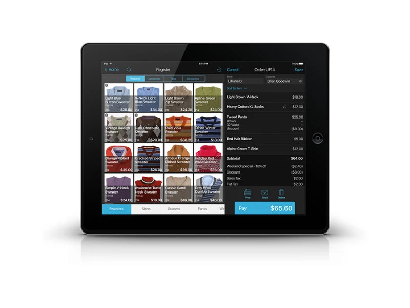talech Retail product grid